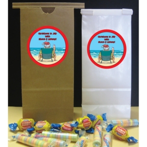 Christmas in July Theme Party Favor Bag
