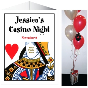 Casino Theme Queen of Hearts Centerpiece