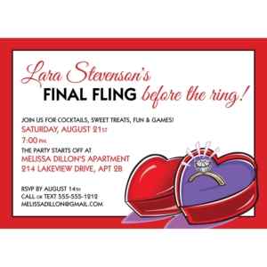 Engagement Ring Invitation