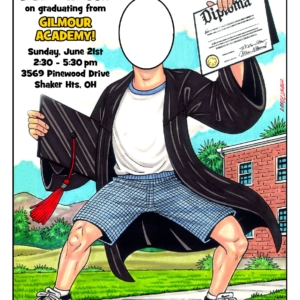 Graduation Semi Custom Caricature