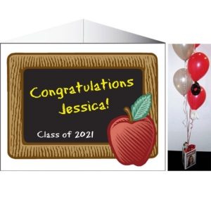 Graduation Party Blackboard Theme Centerpiece