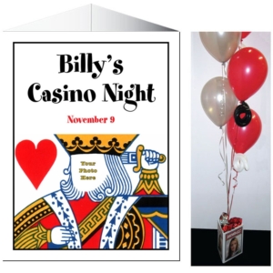 Casino Theme King of Hearts Centerpiece