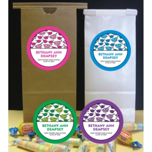 Graduation Hats Off Theme Favor Bag