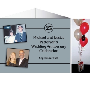 25th Anniversary Theme Centerpiece