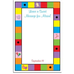 Candyland Theme Sign In Board