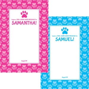 Puppy Sign In Board