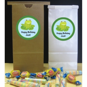 Frog Theme Favor Bag