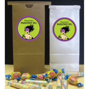 Halloween Masquerade Ball Favor Bag