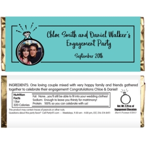 A Bridal Shower Photo Theme Candy Bar Wrapper