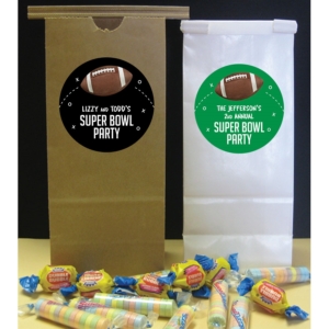 Football Party Theme Favor Bag