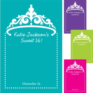 Tiara Theme Sign in Board