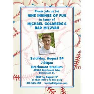 Baseball All Star Invitation