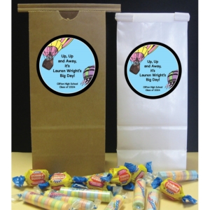 Graduation Up Up and Away Theme Party Favor Bag
