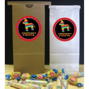 Pinata Theme Fiesta Custom Favor Bag