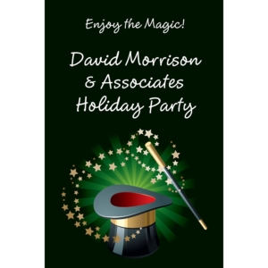 Holiday Magic Welcome Sign