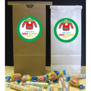 Ugly Sweater Party Favor Bag