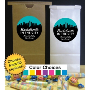 Pick Your Skyline Bachelorette Party Favor Bag