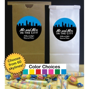 Pick Your Skyline Theme Party Favor Bag