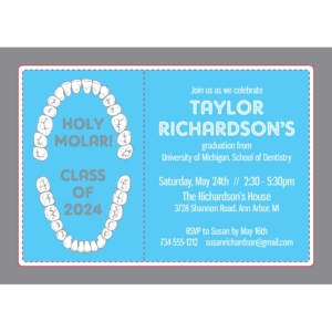 Graduation Dental School Invitation