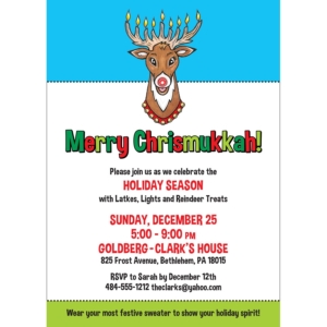 Chrismukkah Invitation