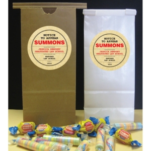 Graduation Law School Subpoena Theme Favor Bags