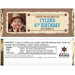 Kids Wanted Poster Candy Bar Wrapper