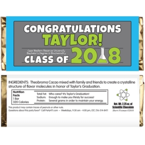 Science Graduation Theme Candy Bar