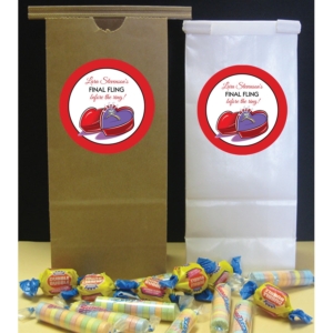 Engagement Ring Party Favor Bag