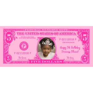 Personalized Princess Money