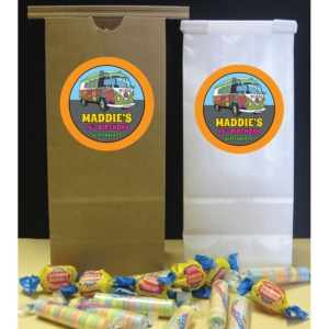 Hippie Bus Party Favor Bag
