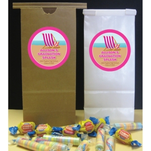 Graduation Beach Bash Party Favor Bag