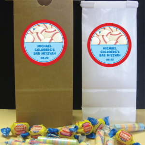 Baseball All Star Theme Favor Bag