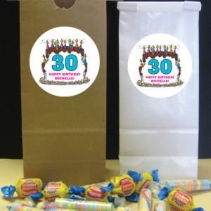 Birthday Cake For Her Theme Favor Bag