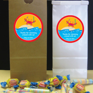 Crab and Clambake Theme Favor Bag