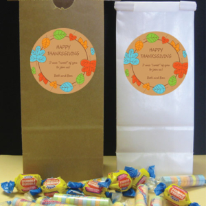 Falling Leaves Party Favor Bag