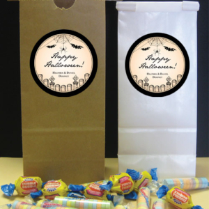 Halloween Vintage Theme Favor Bag