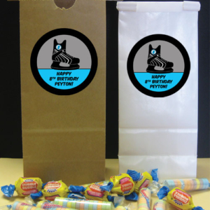 Hockey Theme Favor Bag