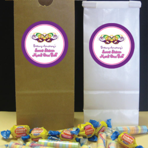 Mardi Gras Ball Theme Favor Bag