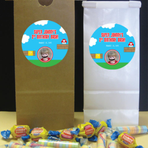 Birthday Super Mario Brothers Theme Party Favor Bag, Photo