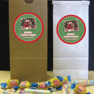 Christmas Photo Theme Party Favor Bag