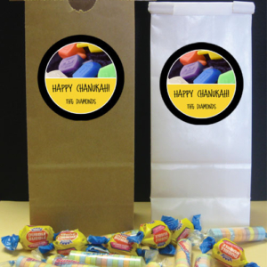 Chanukah Dreidel Theme Party Favor Bag