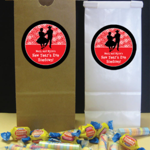 Western Hoedown Theme Custom Favor Bag