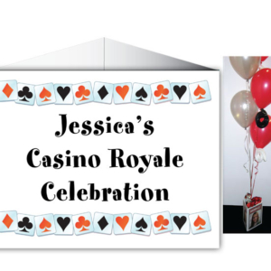 A Casino Party Theme Centerpiece
