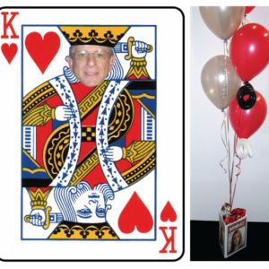 Casino, King Of Hearts Centerpiece