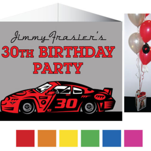 Race Car Party Theme Centerpiece