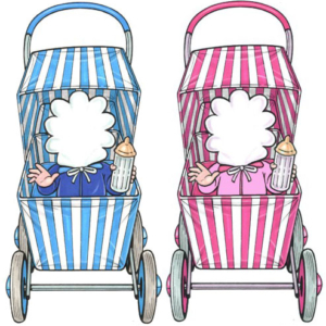 Baby Carriage Cutout