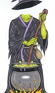 Halloween Cutout, Witch