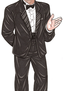 Tuxedo Cutout