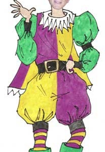 Jester Male Cutout