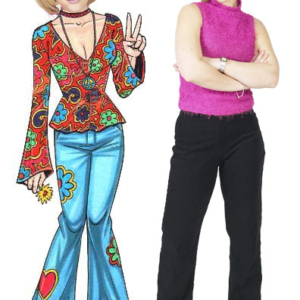 Hippie Retro Cutout, Female
